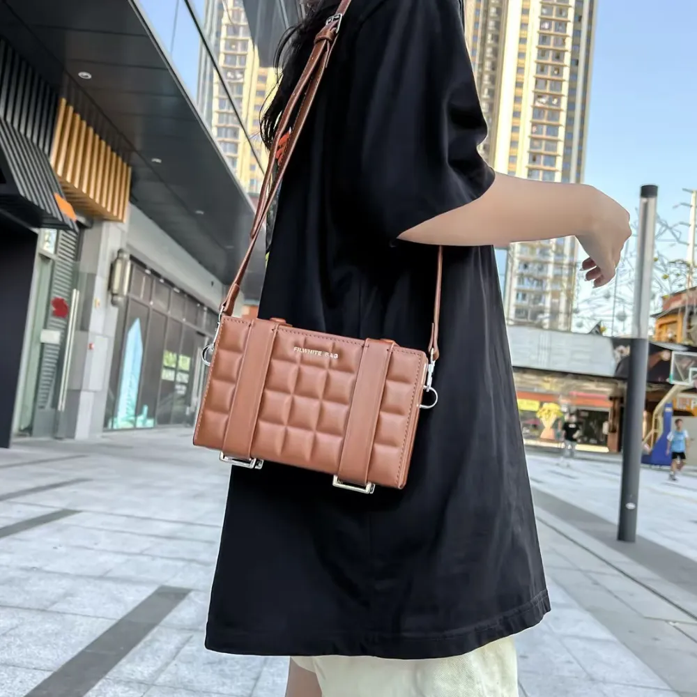 Plaid Sling Bag