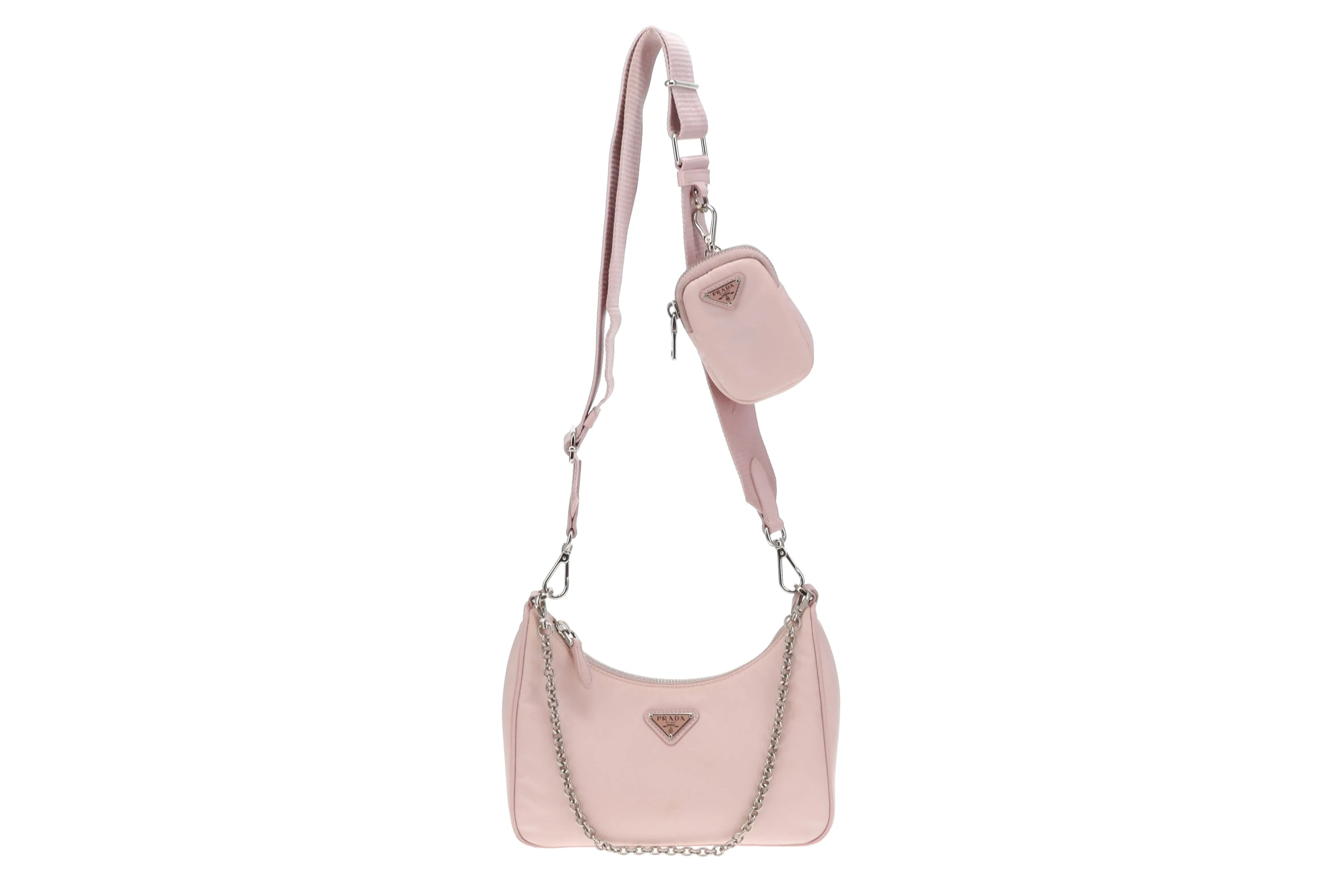 Prada Alabaster Pink Re-Edition 2005 Re-Nylon Bag