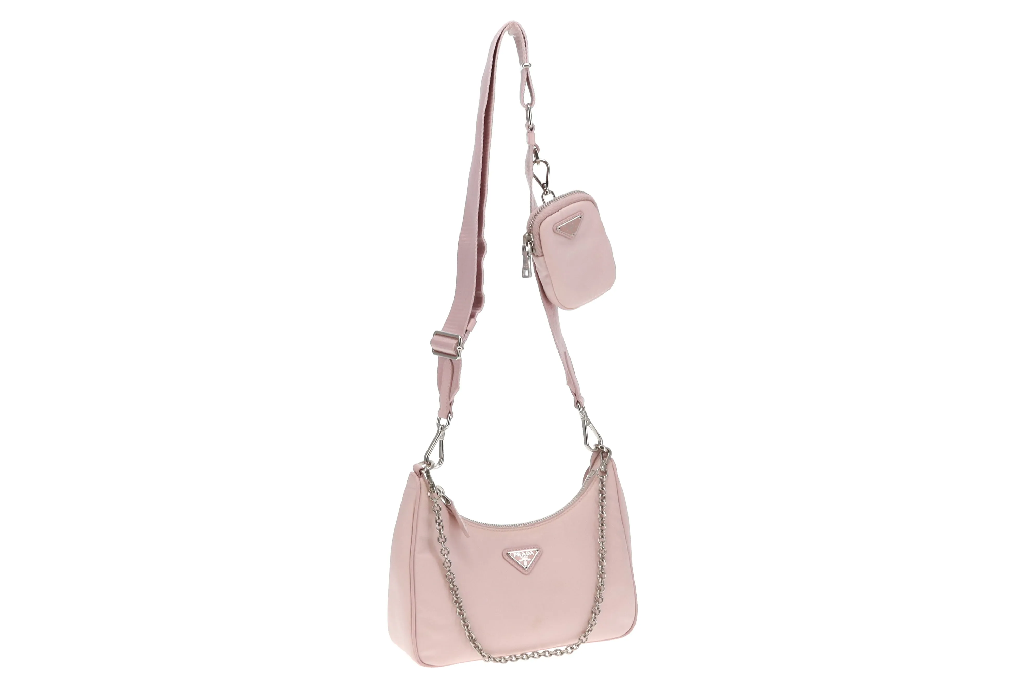 Prada Alabaster Pink Re-Edition 2005 Re-Nylon Bag