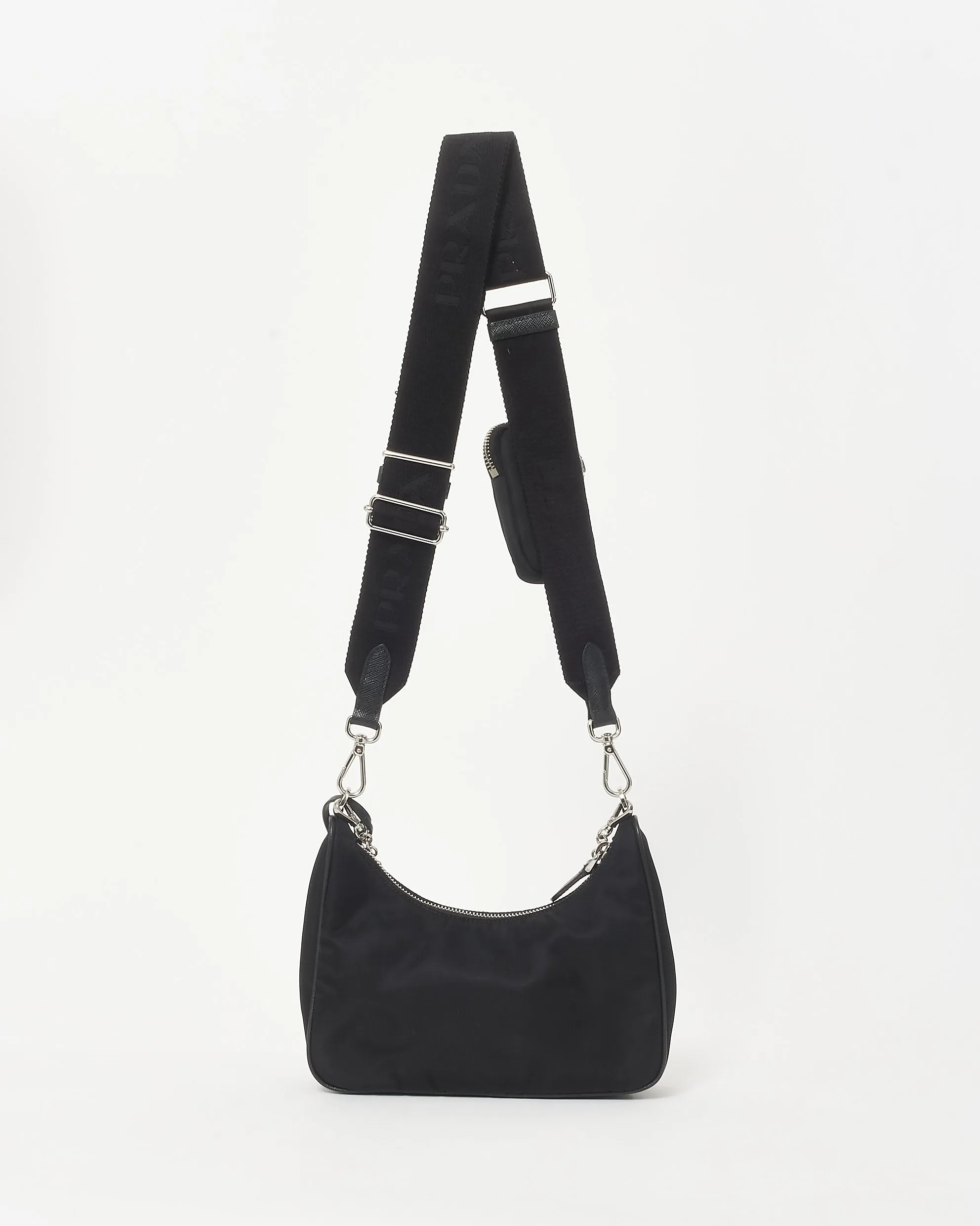 Prada Black Nylon 2005 Re-Nylon Edition Crossbody Bag