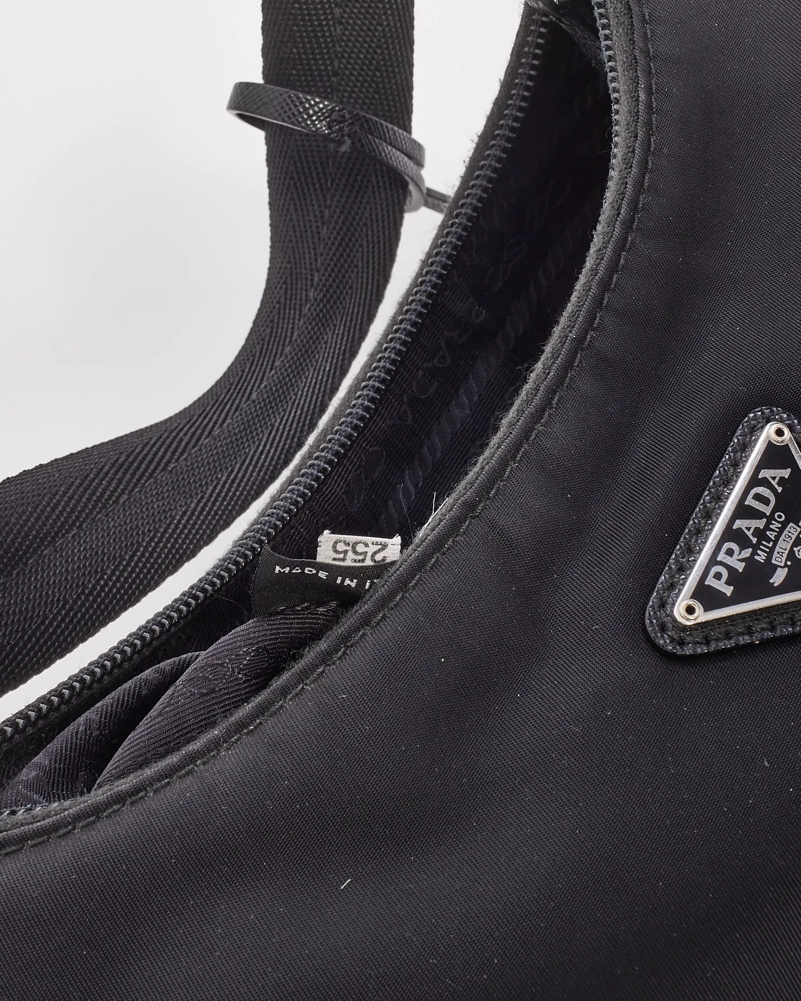 Prada Black Nylon Re-Edition 2005 Re-Nylon Mini Bag