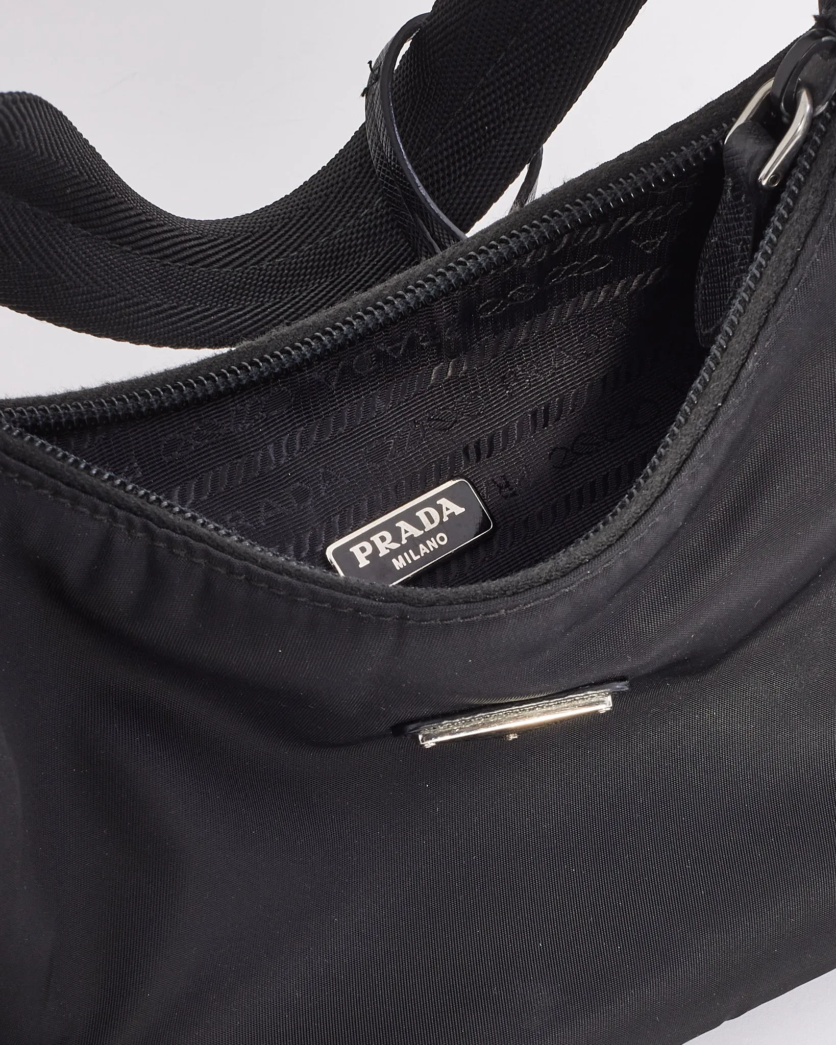 Prada Black Nylon Re-Edition 2005 Re-Nylon Mini Bag