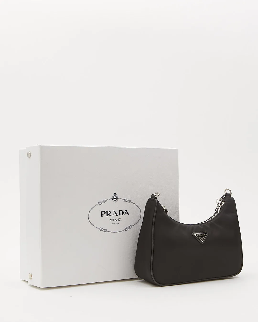 Prada Black Nylon Tessuto Re Edition 2005 Crossbody Bag