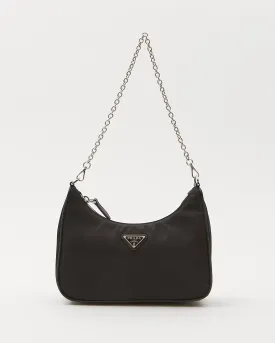 Prada Black Nylon Tessuto Re Edition 2005 Crossbody Bag