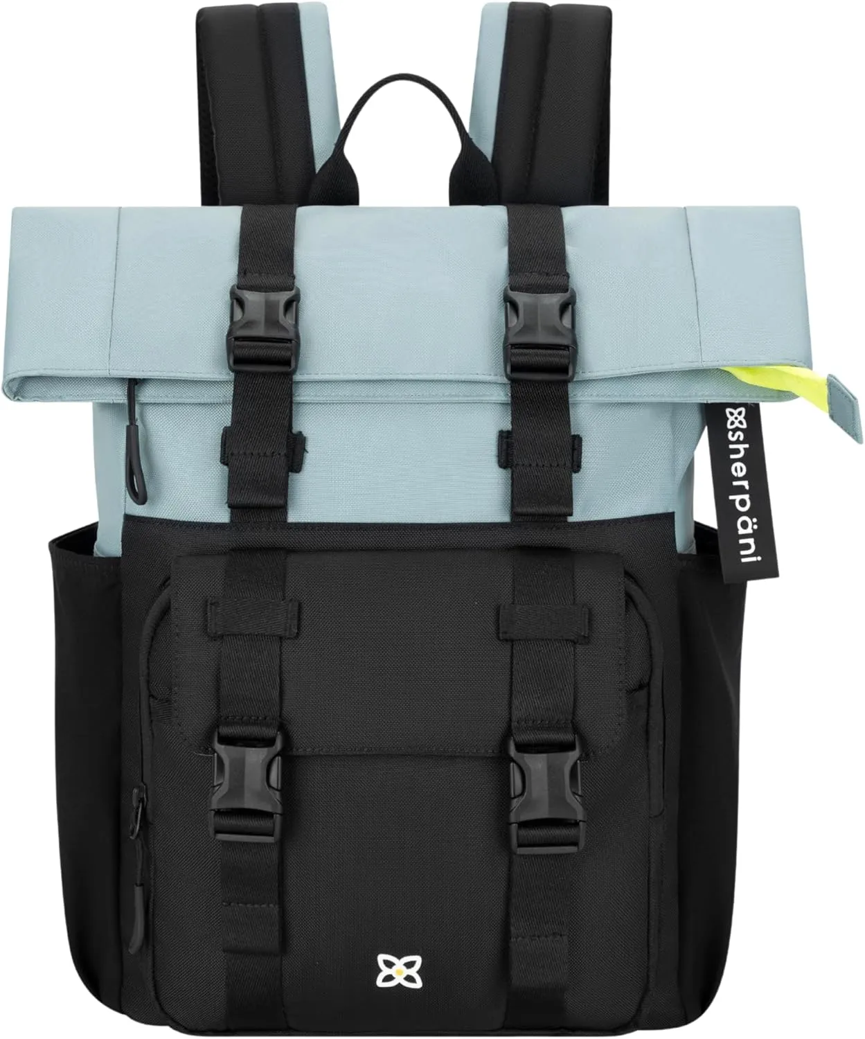 Sherpani Sedona, Travel Backpack Purse, Laptop Backpack, 16L Recycled Nylon Backpack, Fits 15 Inch Laptop, RFID Protection, Travel Gift for Mothers Day 2025 (St. Lucia)