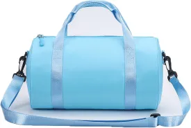 Small Gym Bag for Women Lightweight Mini Sport Bag Gym Tote Bag Duffle Pack for Workout Yoga Swimming Dance(SkyBlue)