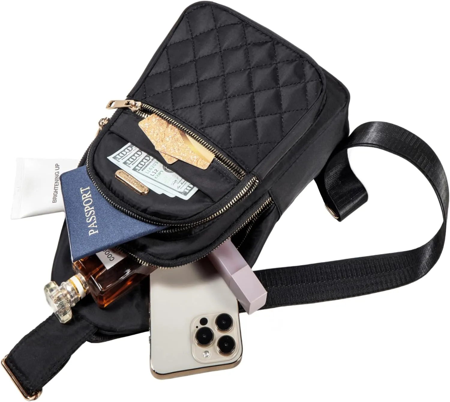 Small Sling Backpack Crossbody Sling Bag for Women, Chest Bag Daypack Cross Body Bag for Traveling Hiking Running
