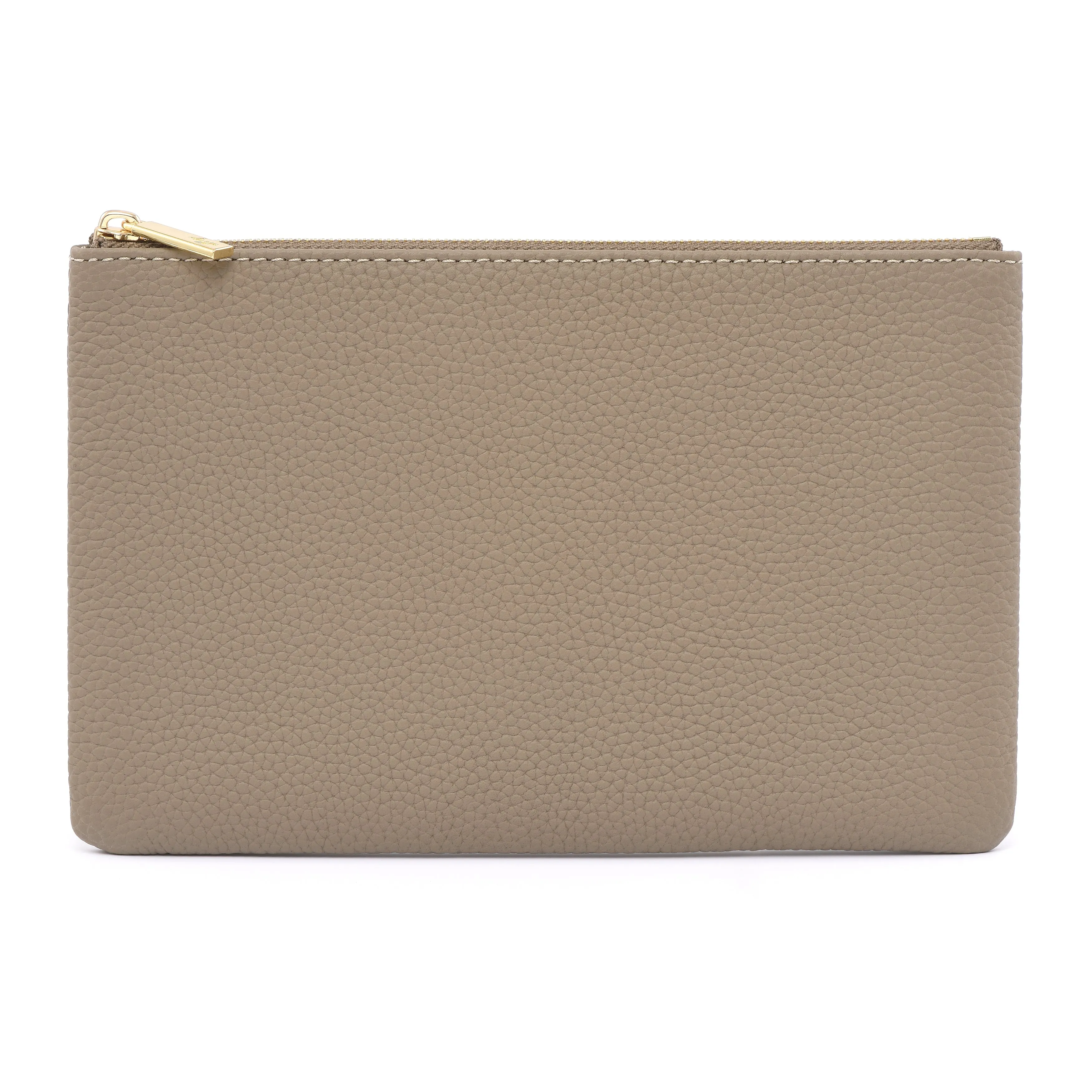 The "M" Case - Togo Leather Zipped Pouch