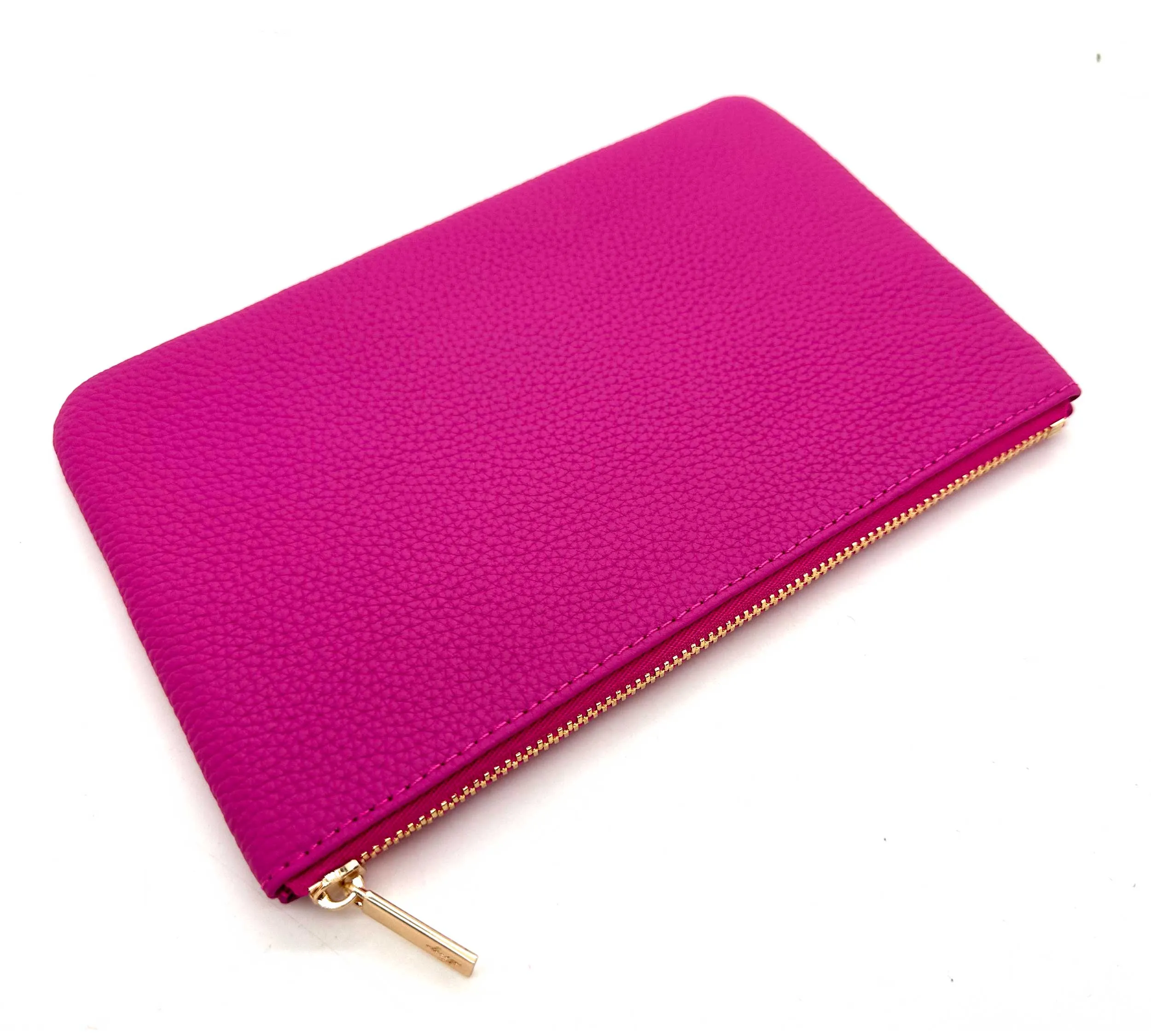 The "M" Case - Togo Leather Zipped Pouch