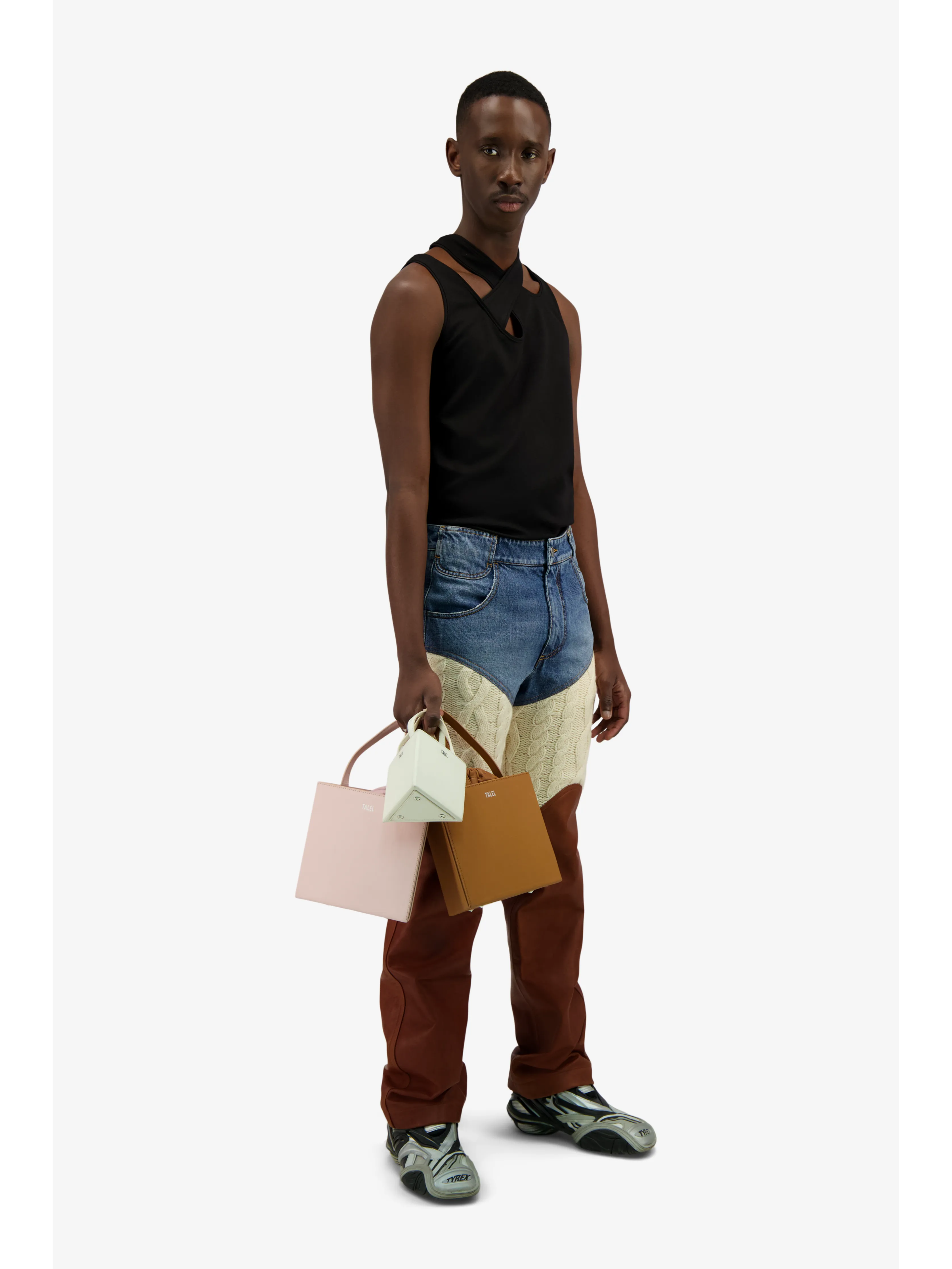 Triangle Bag Tan L