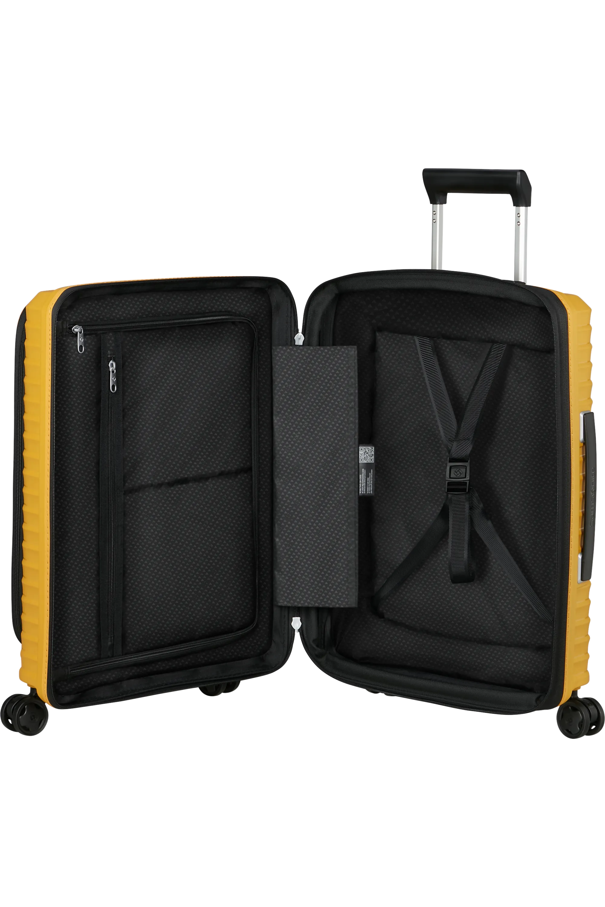 UPSCAPE Spinner Expandable (4 wheels) 55cm Easy Access - Yellow