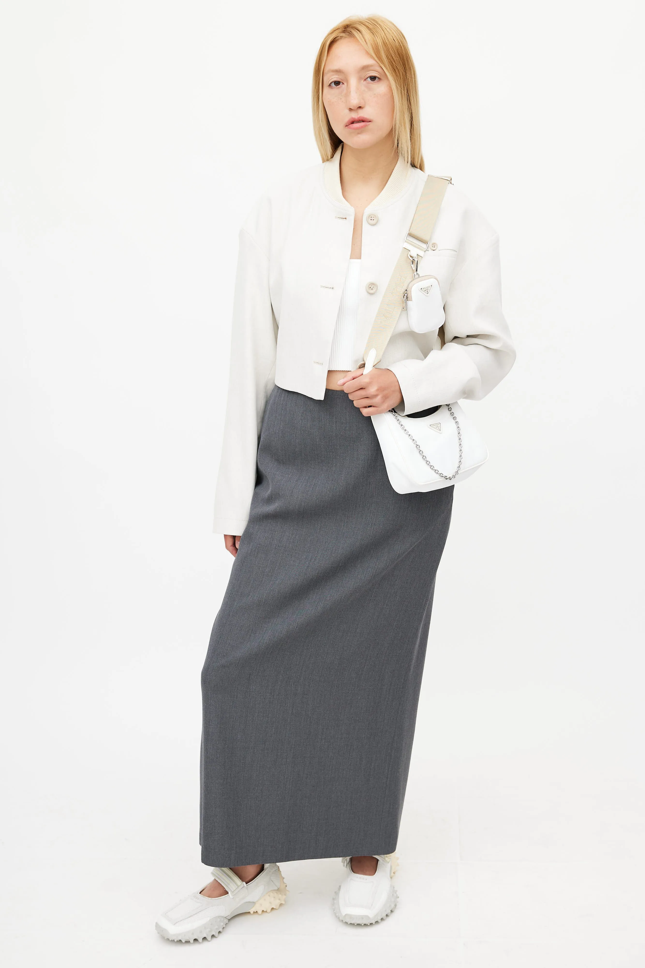 White Re-Edition 2005 Mini Shoulder Bag