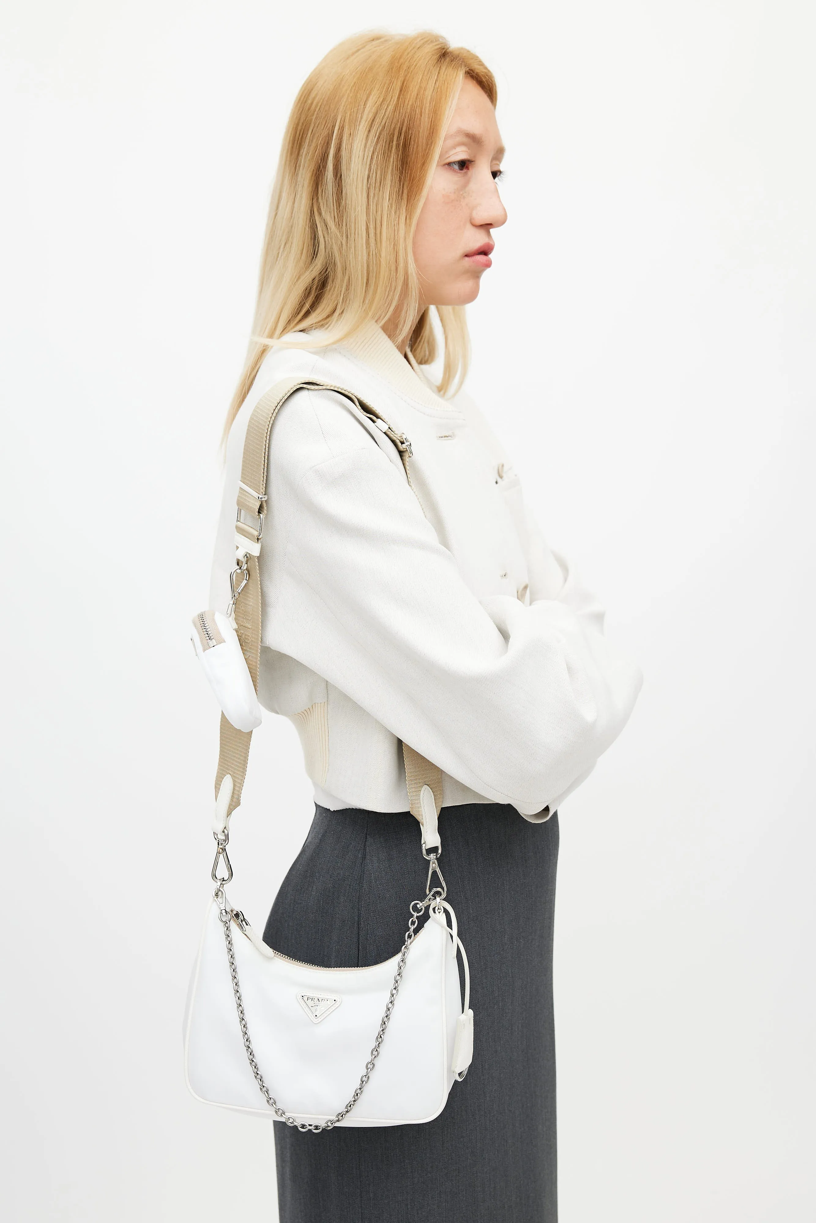 White Re-Edition 2005 Mini Shoulder Bag