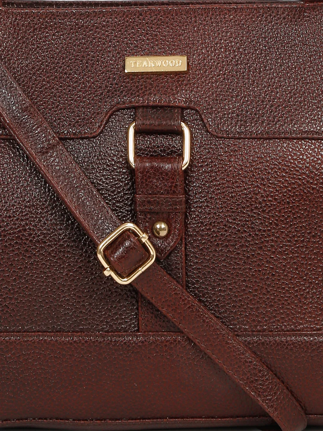 Women's Textured Leather Structured Bag