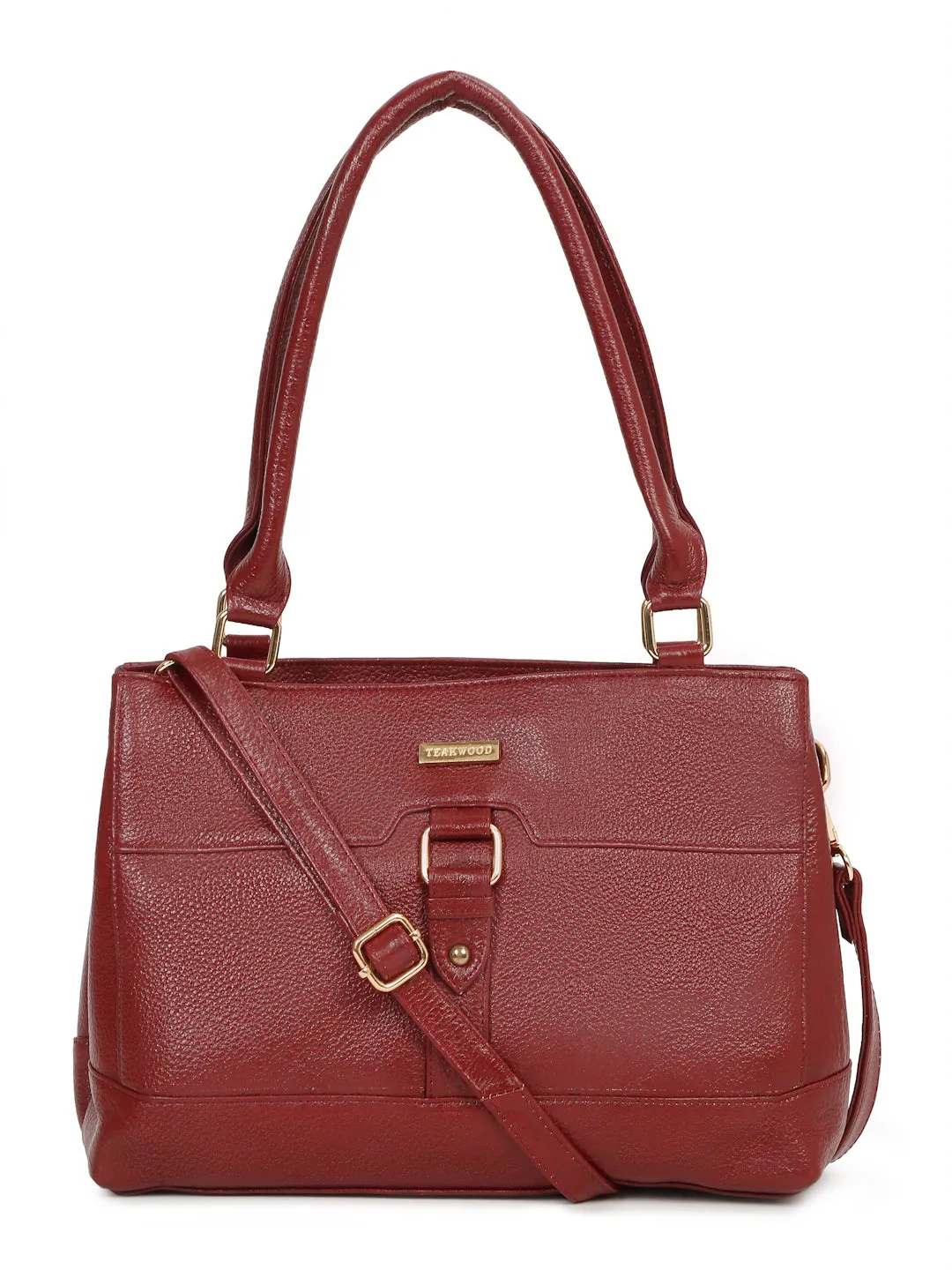 Women's Textured Leather Structured Bag